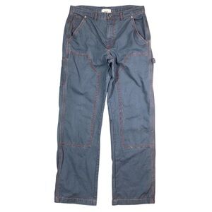 BDG‎ Urban Outfitters Red Stitch Utility Pants Size 31 Gray Straight Fit